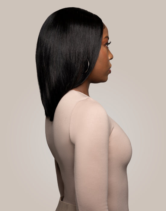 Feme Lace Wig Human Hair (13"X4")- Bob 12"