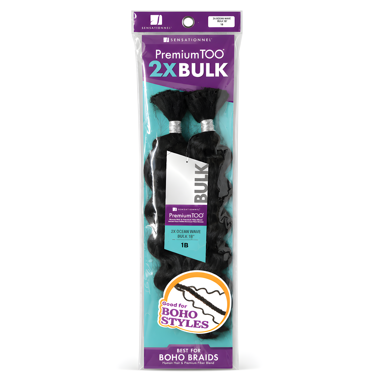 Premium TOO 2X BULK BOHO-Ocean Wave Curls 18"