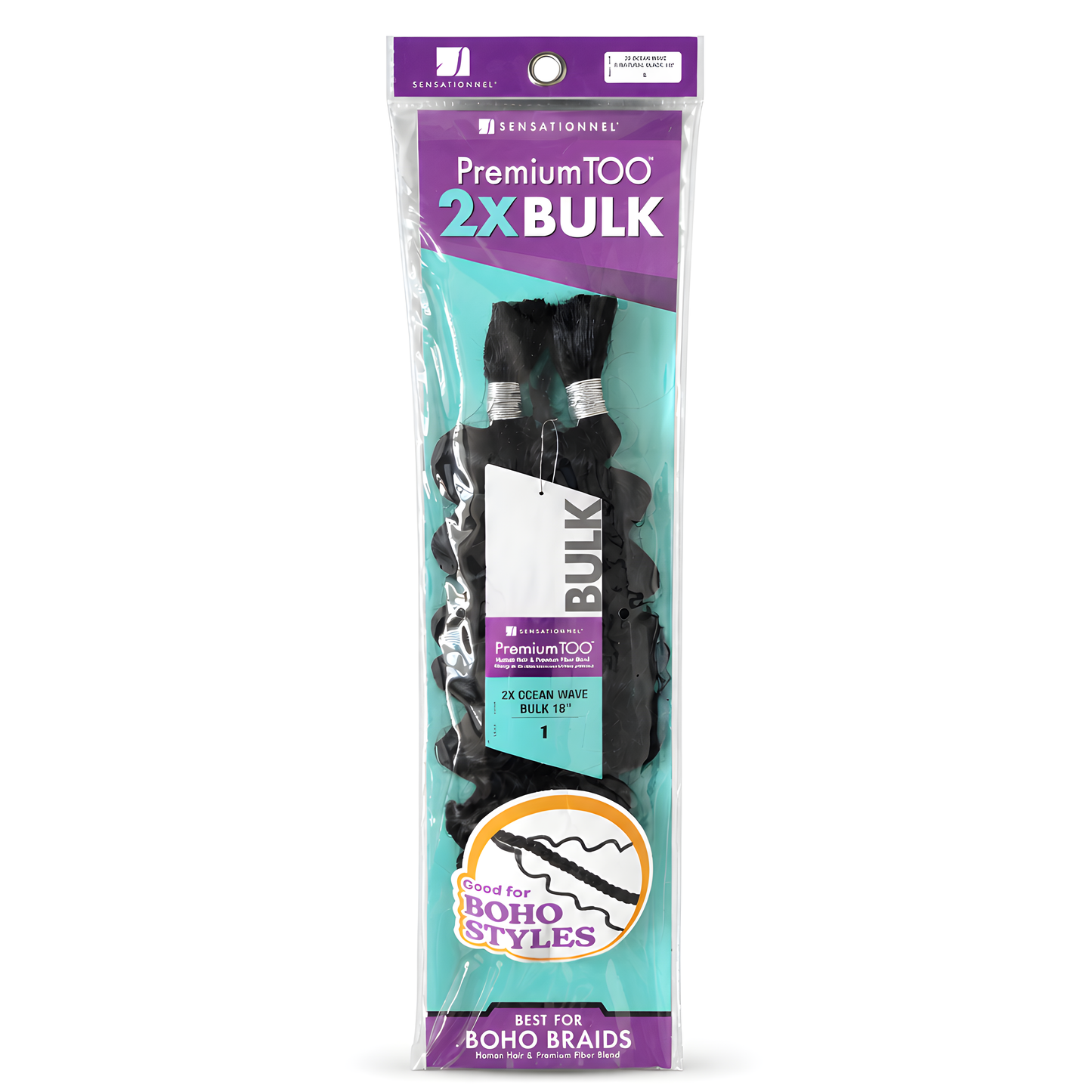 Premium TOO 2X BULK BOHO-Ocean Wave Curls 18"
