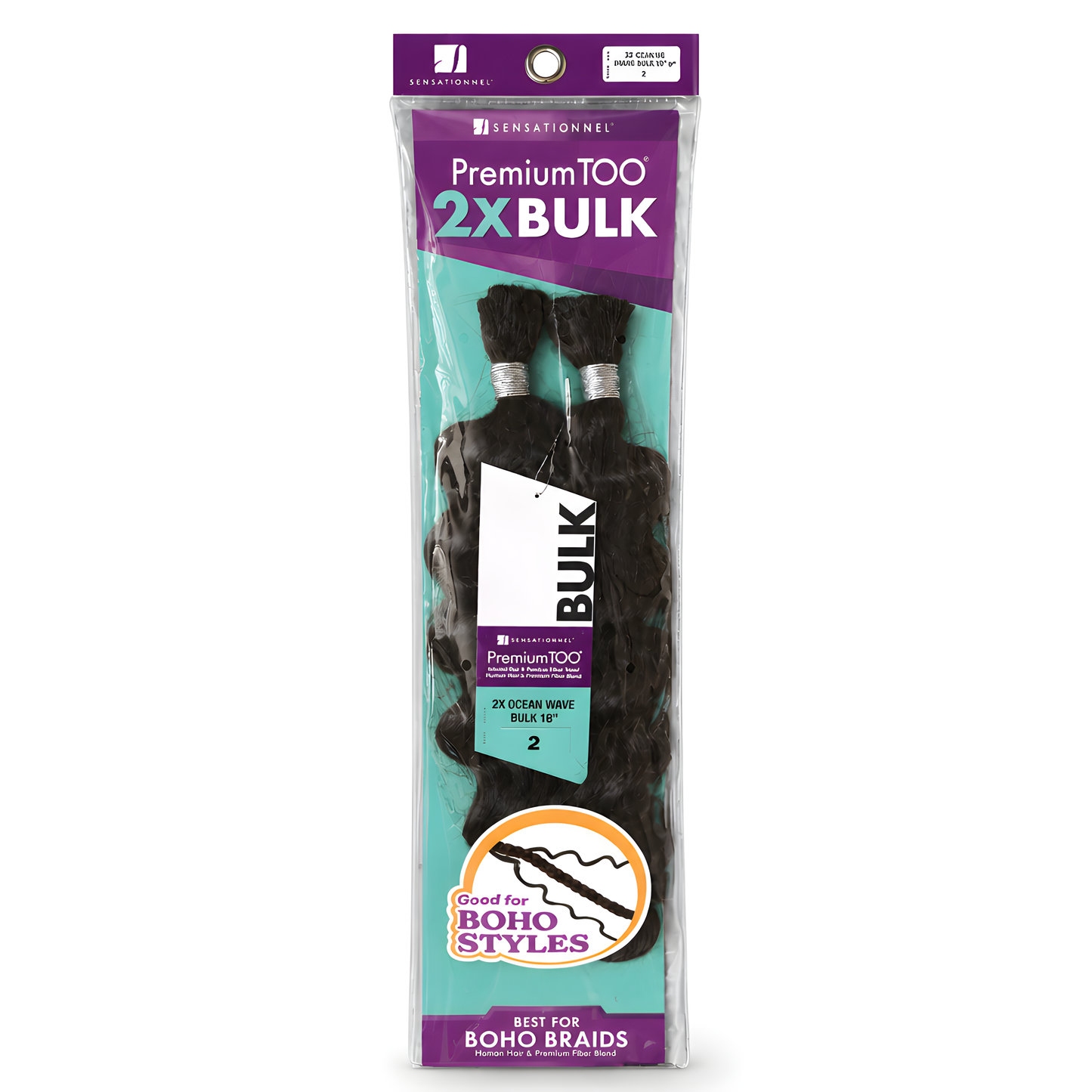 Premium TOO 2X BULK BOHO-Ocean Wave Curls 18"
