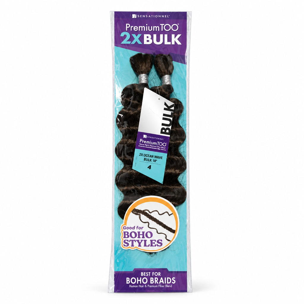 Premium TOO 2X BULK BOHO-Ocean Wave Curls 18"