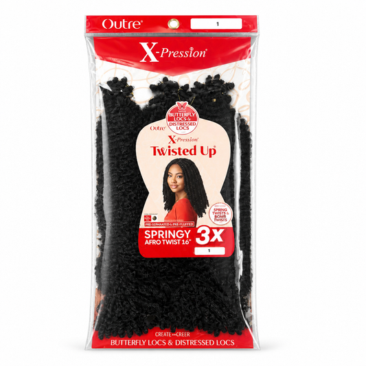 X-Pression Springy Afro Twist 16"