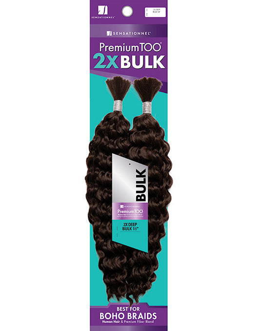 Premium TOO 2X BULK BOHO- Water Wave Curls 18"