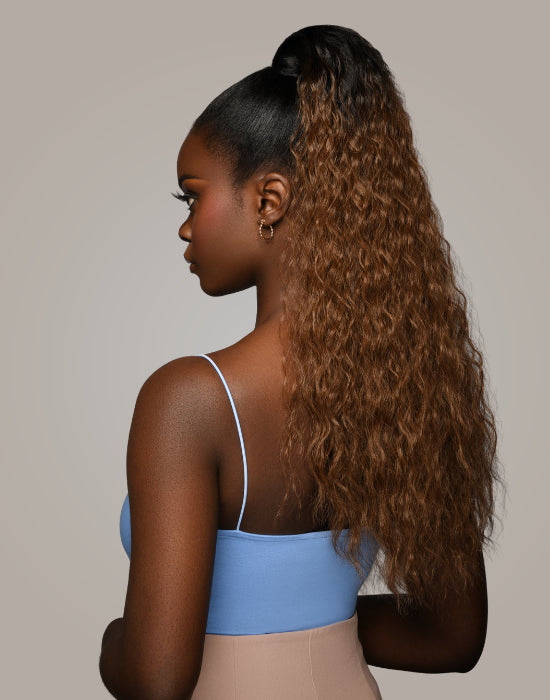 The Feme Collection Ponytail - Ripple 28"