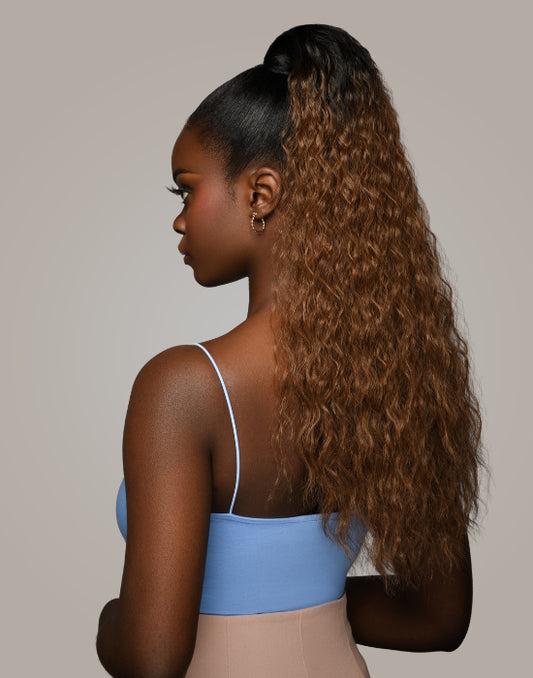 The Feme Collection Ponytail - Ripple 28"