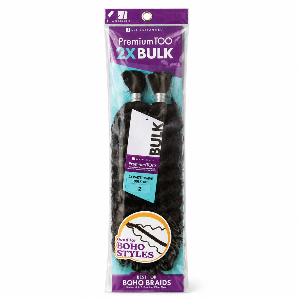 Premium TOO 2X BULK BOHO- Water Wave Curls 18"