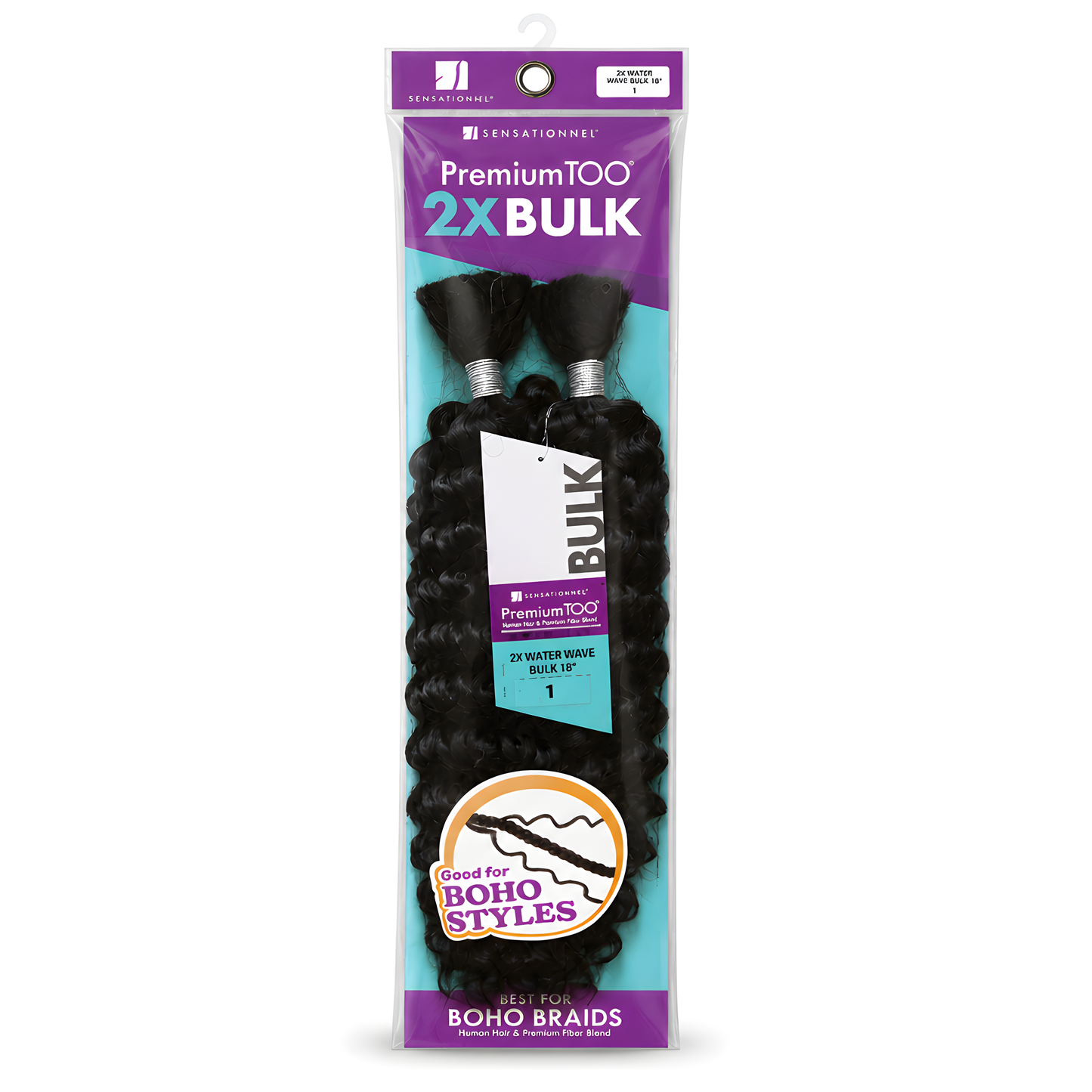 Premium TOO 2X BULK BOHO- Water Wave Curls 18"